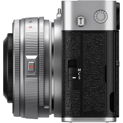 FUJIFILM X-E5 Mirrorless Camera with XF 23mm f/2.8 Lens (Silver)