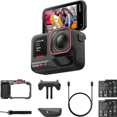 Insta360 Ace Pro 2 Action Camera – Dual-Battery Xplorer Bundle