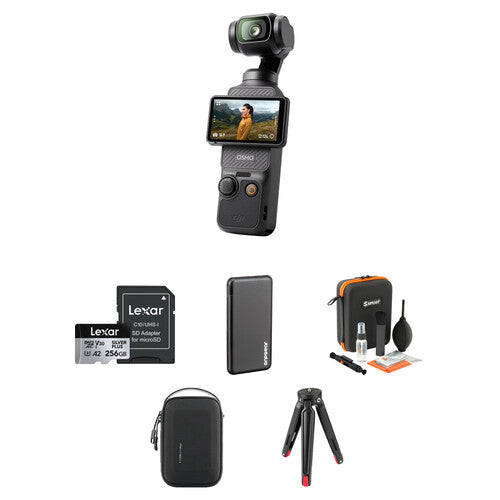 DJI Osmo Pocket 3 Starter Kit – 4K Vlogging Bundle