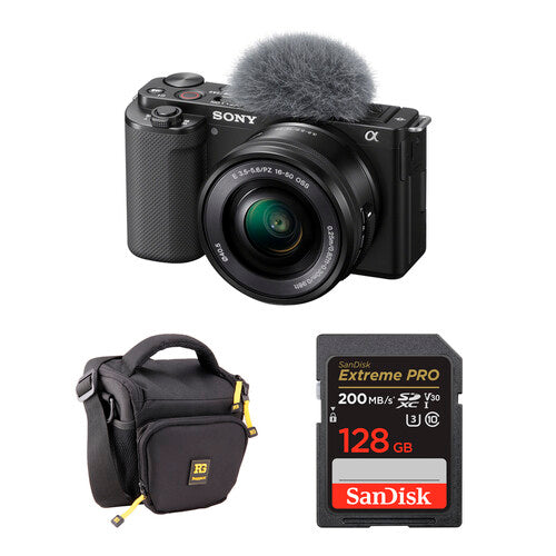 Sony ZV-E10 Mirrorless Camera Bundle with 16-50mm Lens
