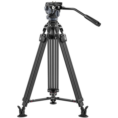 Ulanzi T046 VideoFast Heavy-Duty Carbon Fiber Tripod with Fluid Head
